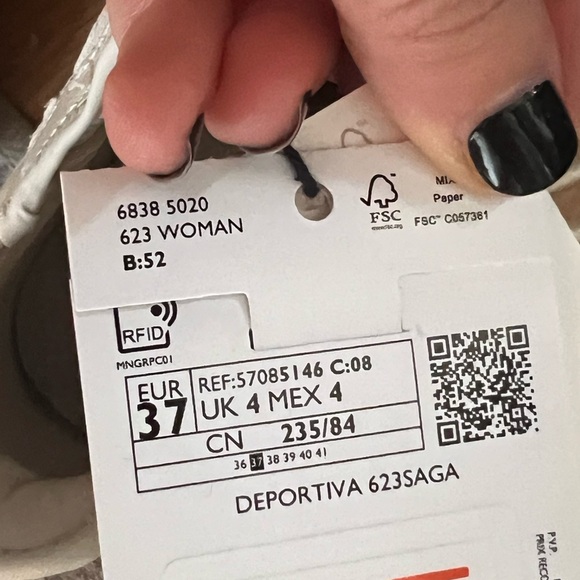 NWOT mango maxi sole sneakers - Picture 4 of 7